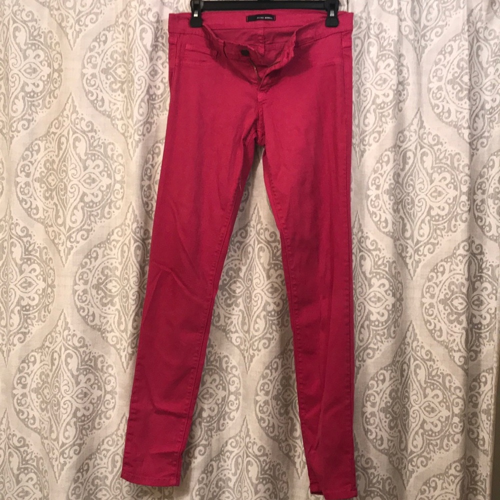 Hot pink pants